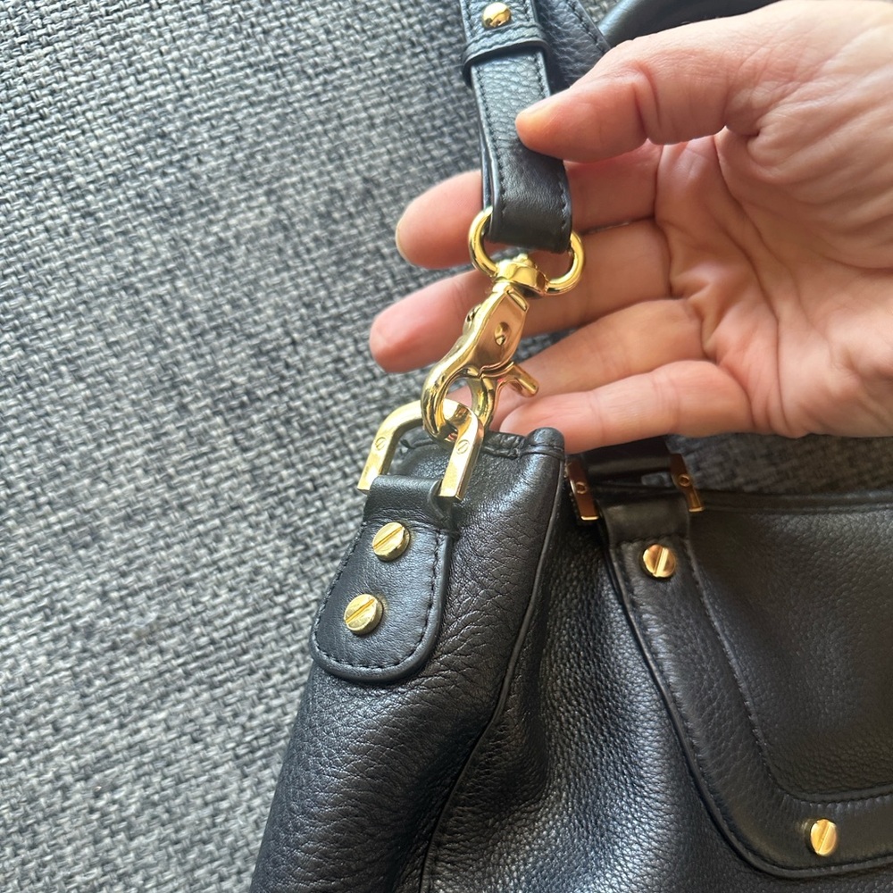 TORY BURCH Black Leather Handbag - Picture 8 of 16